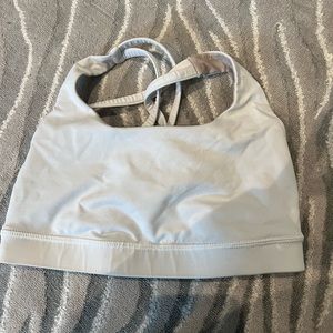 LULULEMON white sports bra